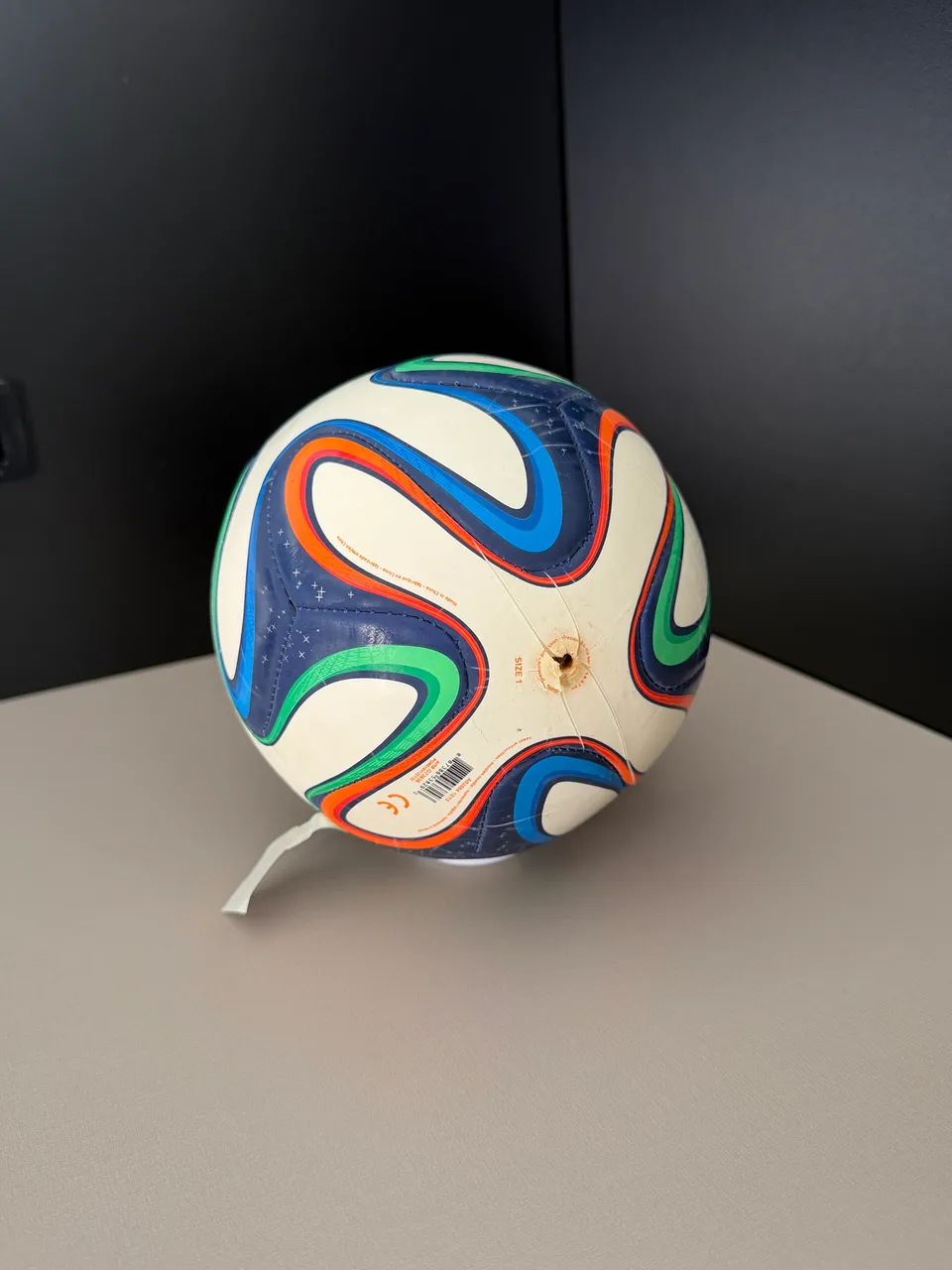 Mini bola brazuka copa do mundo 2014 - Foto 3