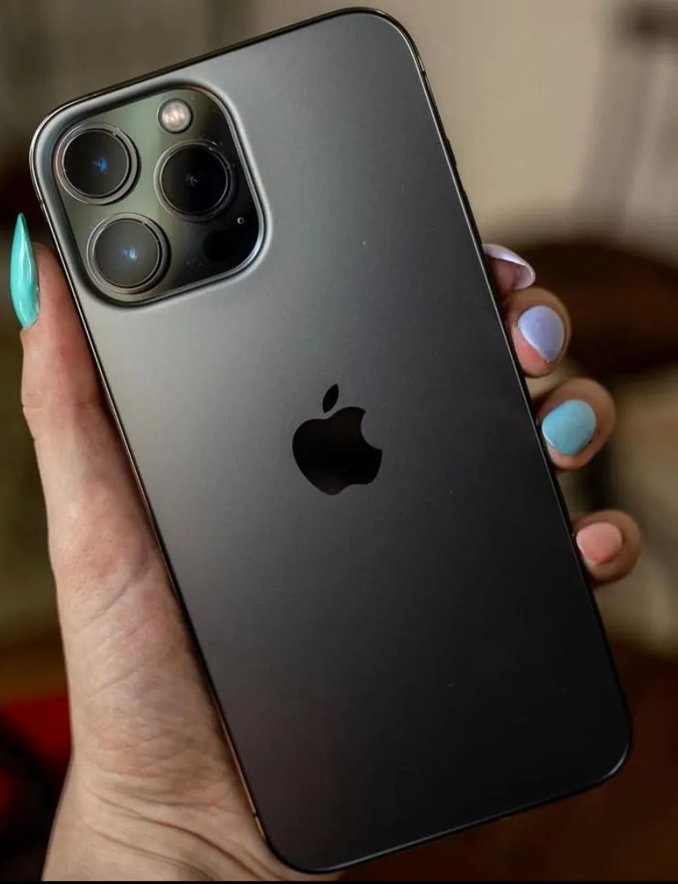 iPhone 13 Pro Max 256gb Cinza ( Bateria nova 100% S/caixa ) Loja