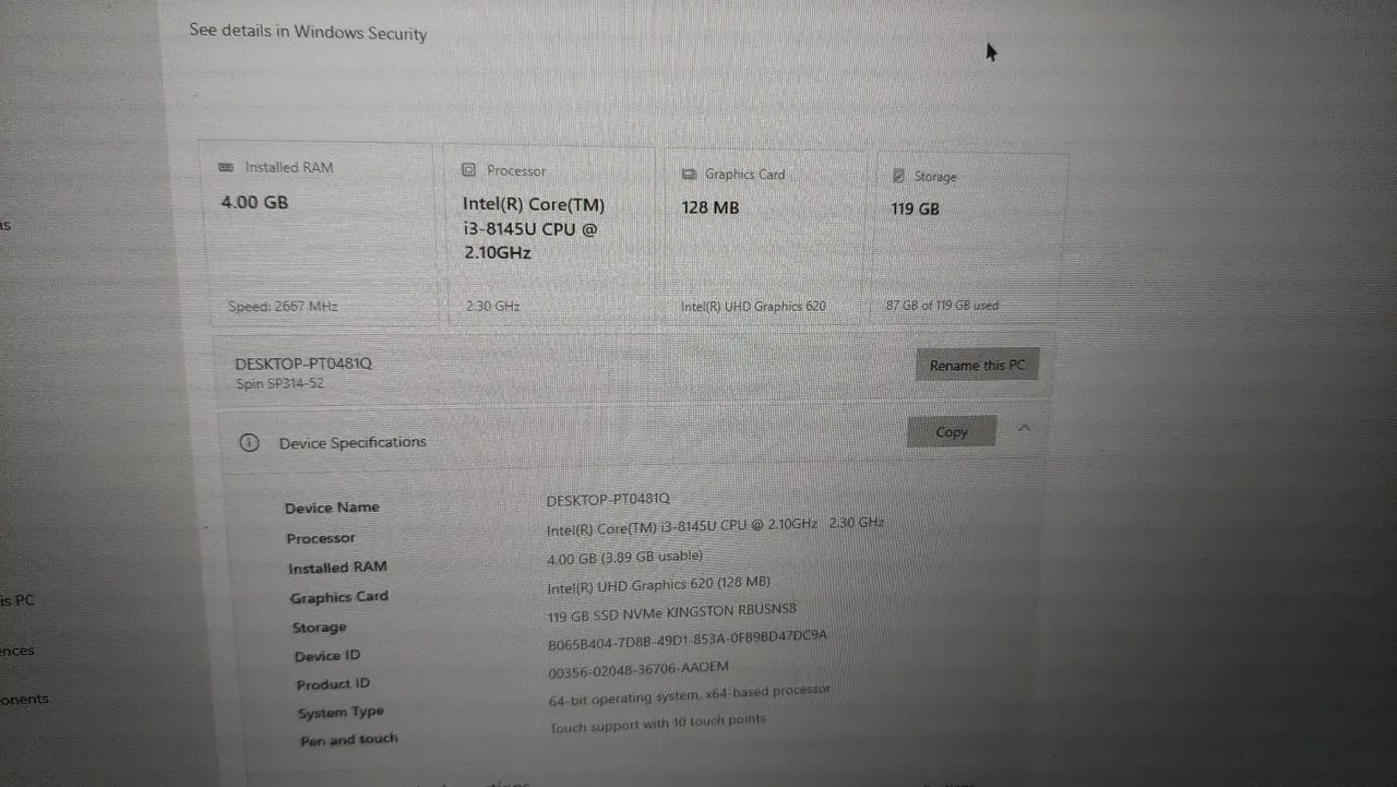 Notebook Acer Spin tela 14 touch - Foto 3