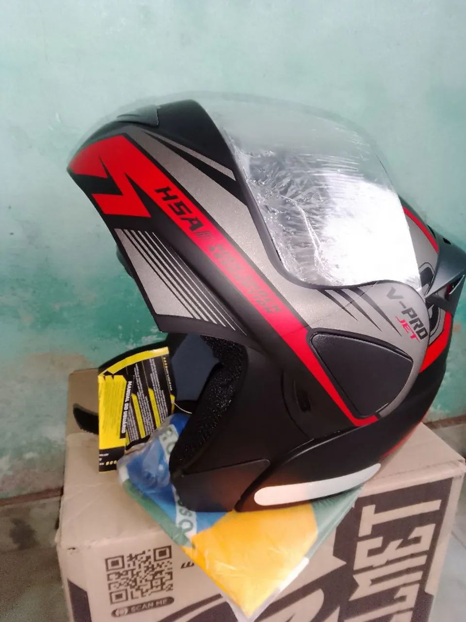 Capacete gladiador tam. 62  v-pro jet. - Foto 5