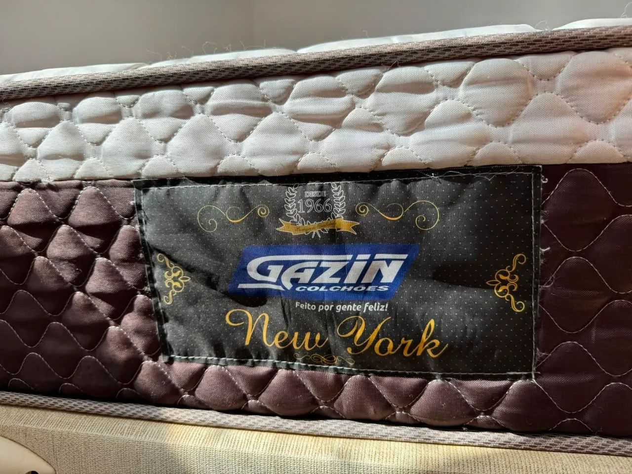 Cama box de casal e colchão Gazin - Foto 4