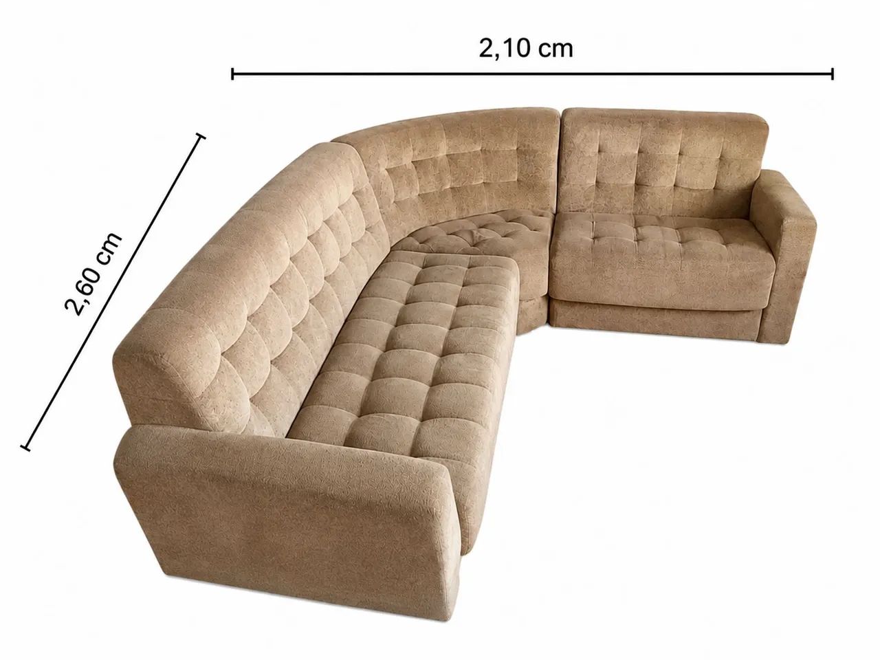 Conjunto sofá canto 7 lugares - Foto 2