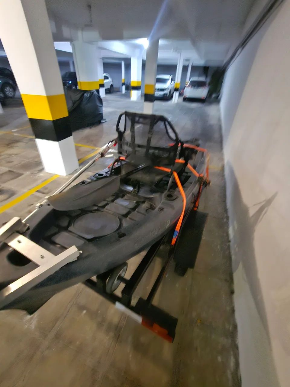 Caiaque de pesca hidro2eco caiman 100 com motor  - Foto 2