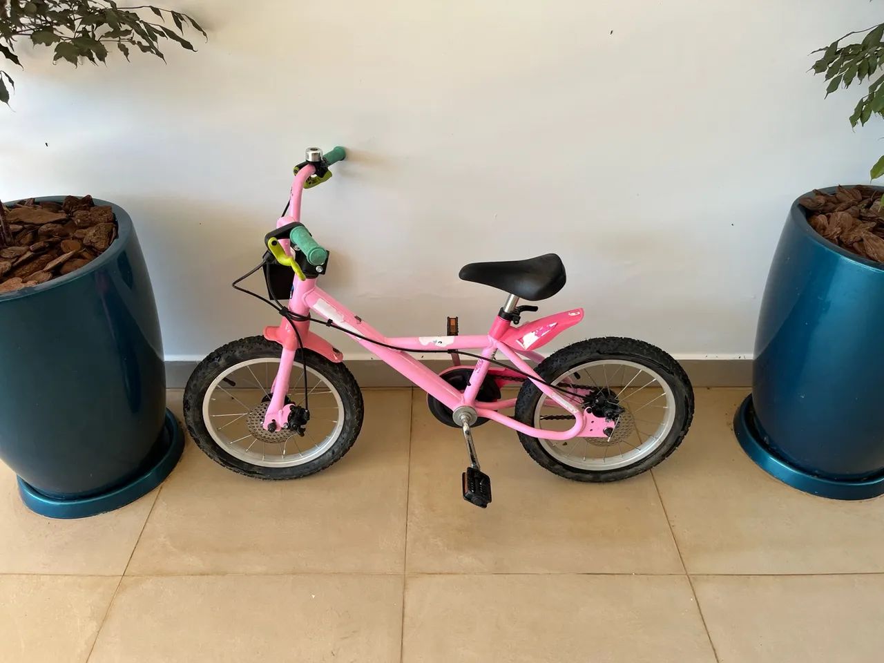 Bibicleta aro 16 rosa menina - Foto 3