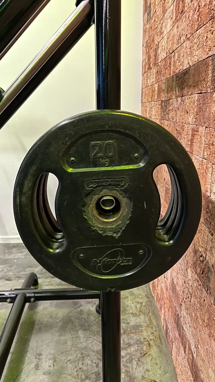 Anilha emborrachada e vulcanizada (Nimitz) de 20kg - Foto 2