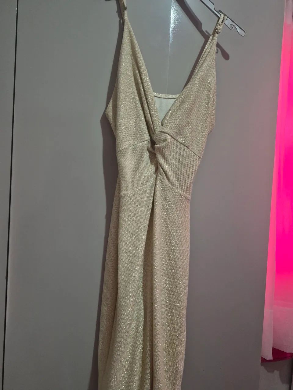 Vestido lurex dourado  - Foto 2