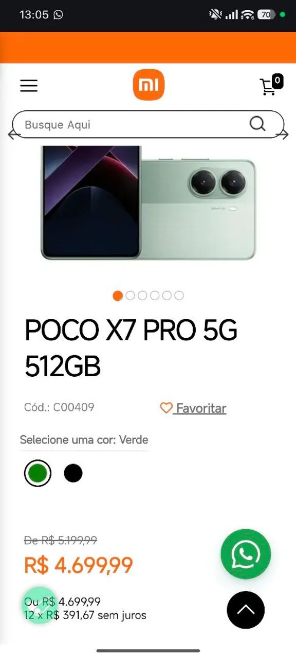 Troco Poco X7 Pro 512gb por iPhone 14 - Foto 5