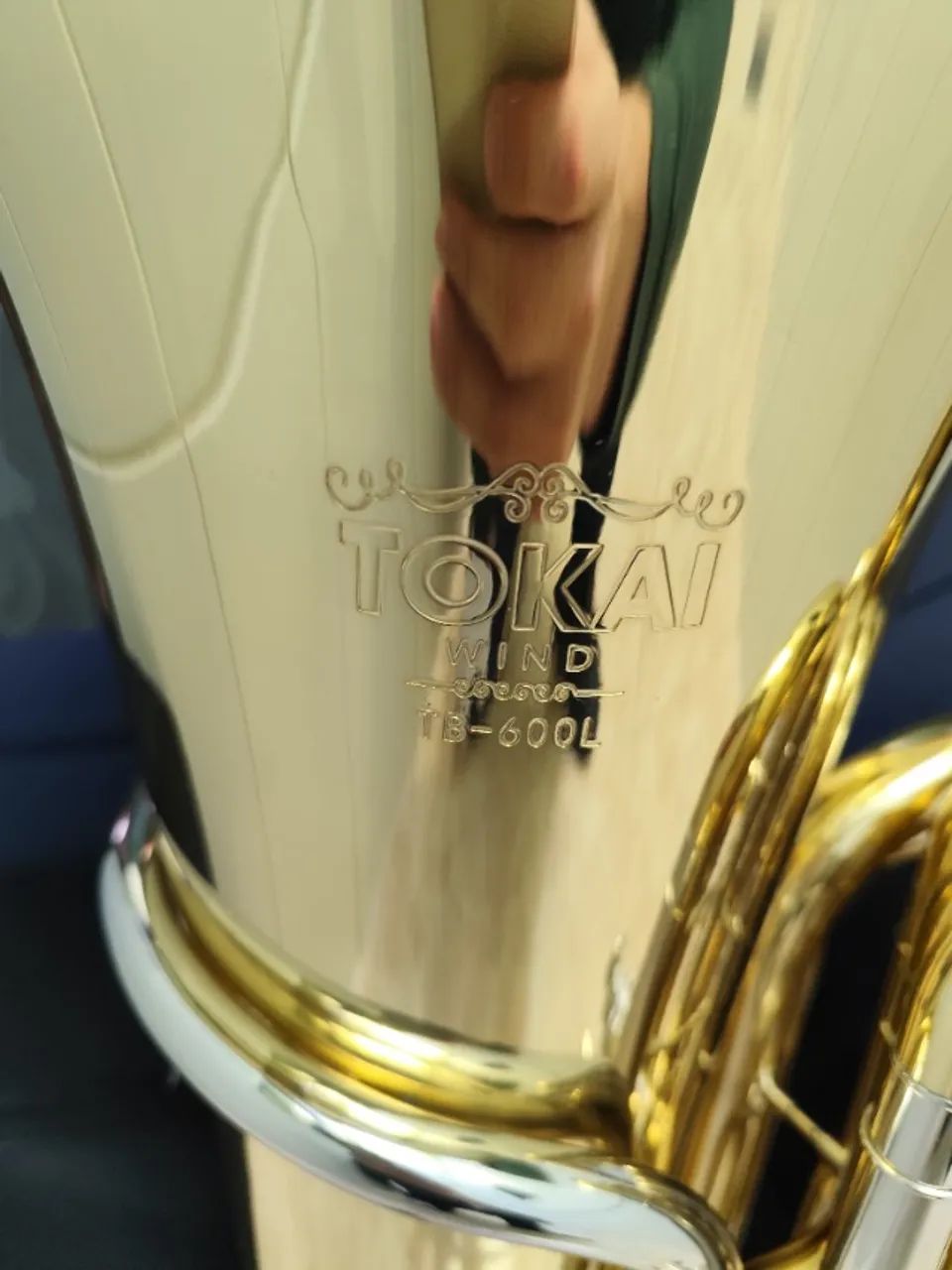 Tuba 5/4 Tokai TB-600L 4 Pistos e 1 Rotor Sib - Laqueada -Nova -Troco- Parcelo - Foto 2