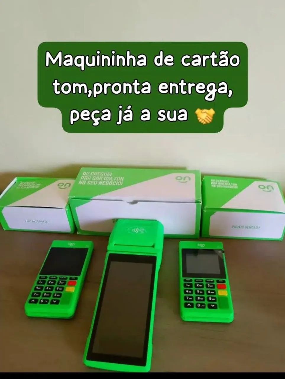 Maquininha de cartão Tom