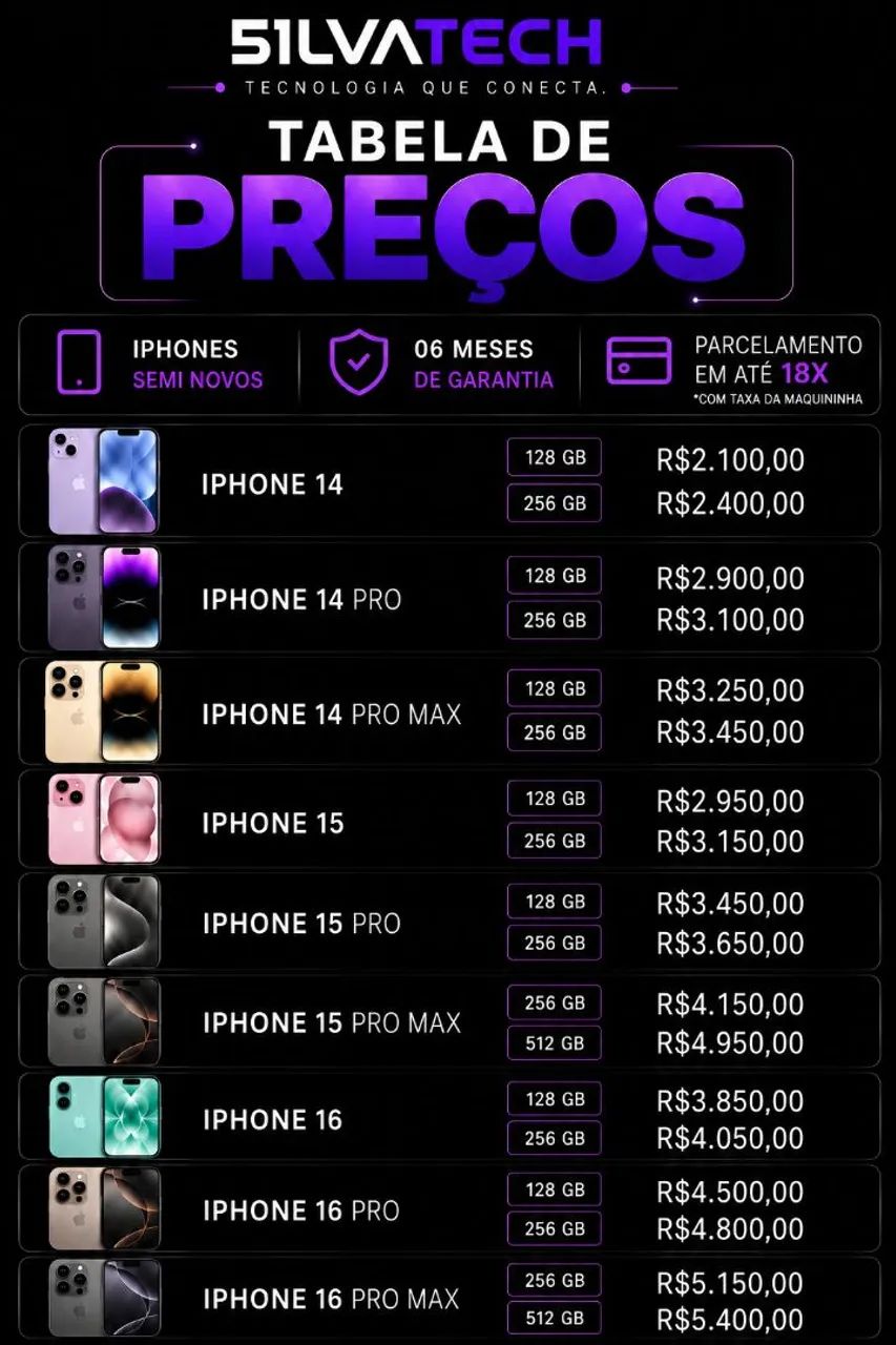 Iphones seminovos e lacrados disponiveis  - Foto 2