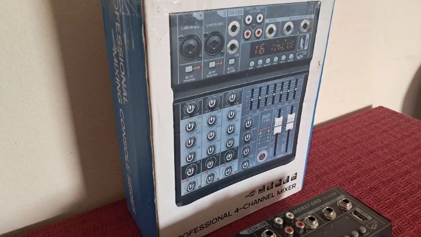 Mixer Mesa de som 4 canais - Foto 5