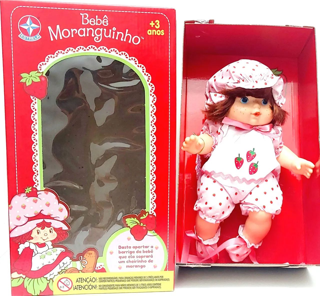 Boneca Bebê Moranguinho Relançamento Clássico 1984 - Foto 2