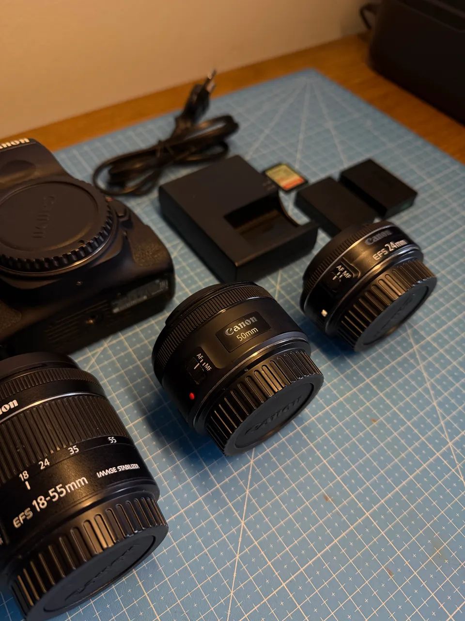 Câmera Canon T7i + 3 Lentes - Foto 3