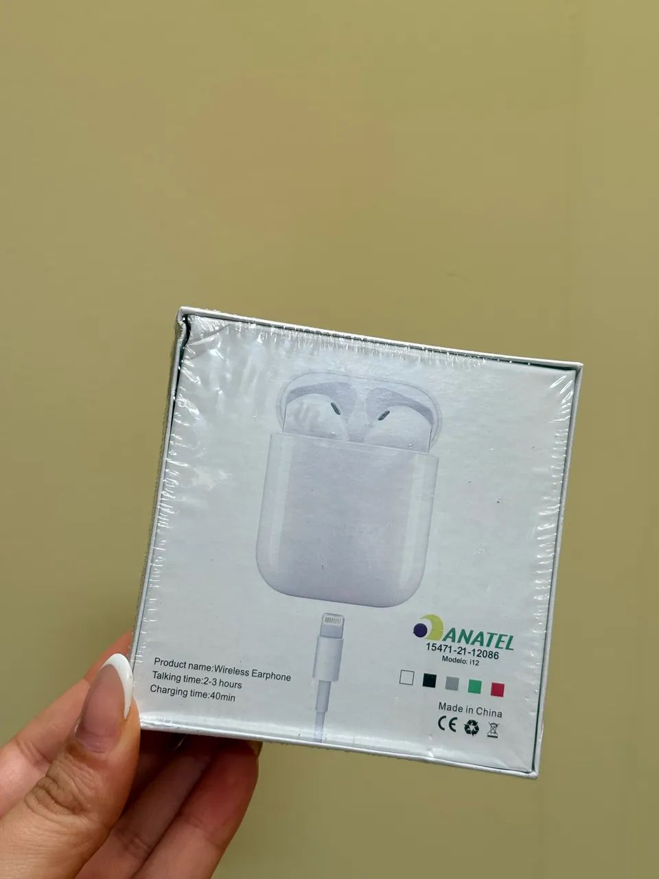 Fone de ouvido bluetooth- Novo