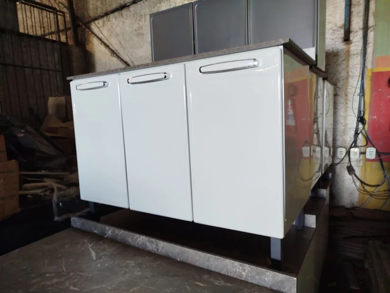 Armário balcão Bertolini tipo exportação 3 portas - Foto 2