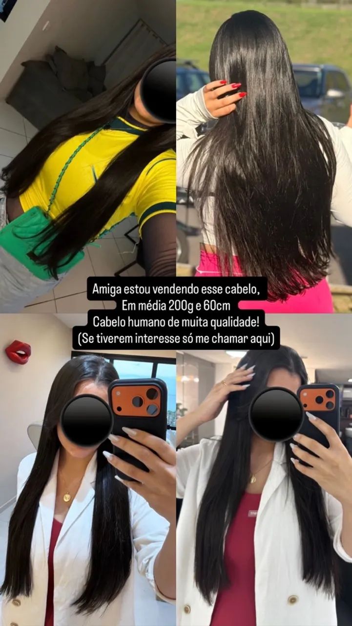 Vendo cabelo humano 