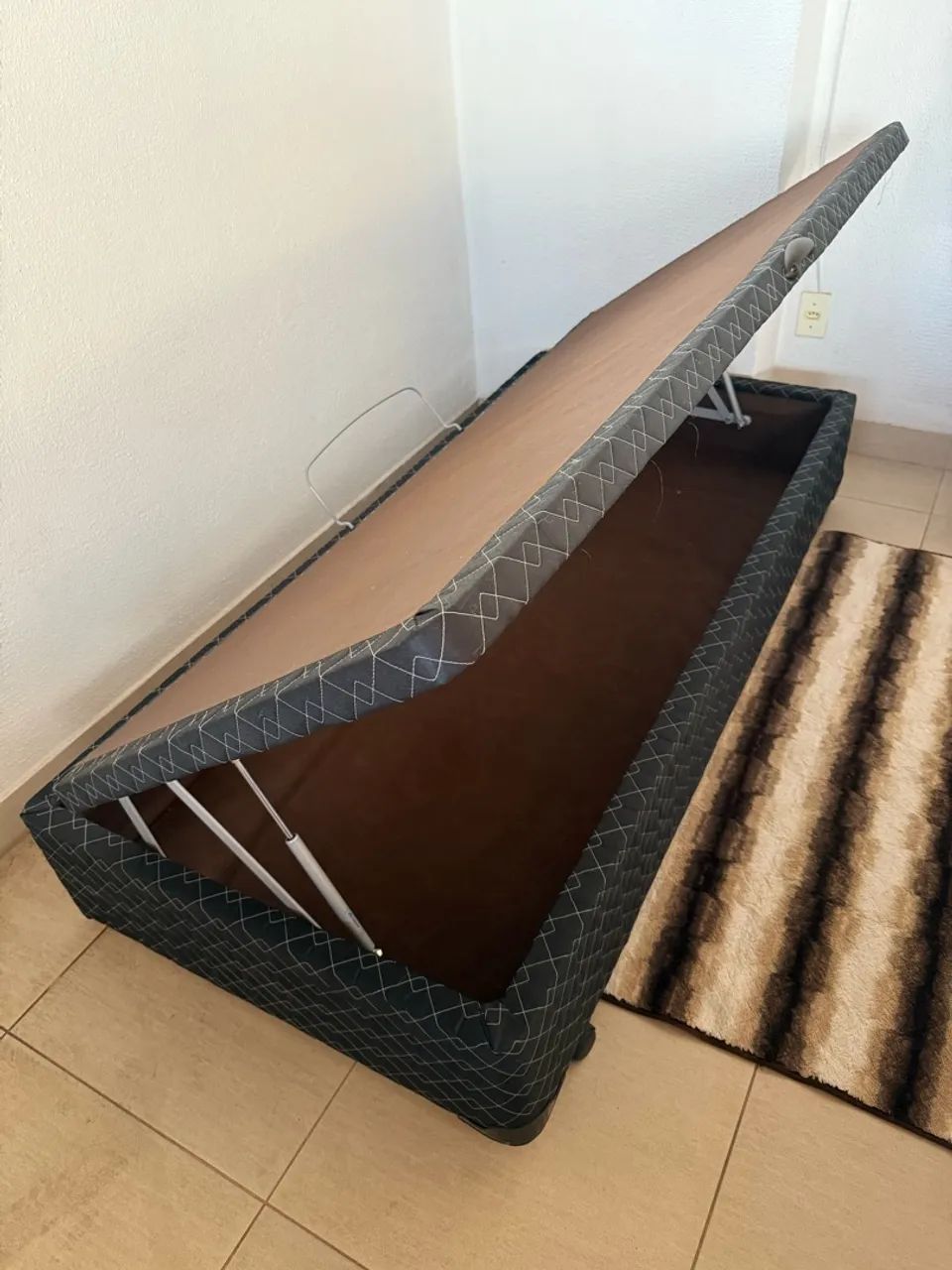Cama box bau solteiro
