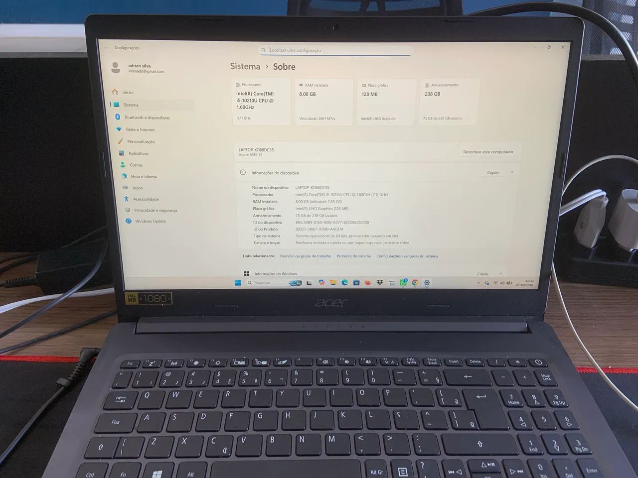 NOTEBOOK ACER ASPIRE 5 - Foto 2