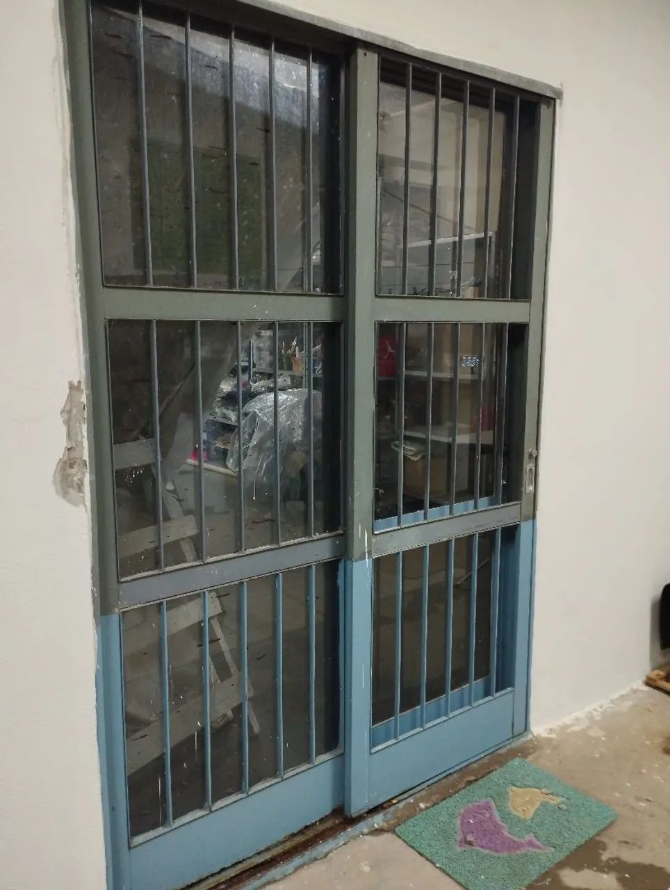 Porta de correr reforçada de ferro usada - Foto 2