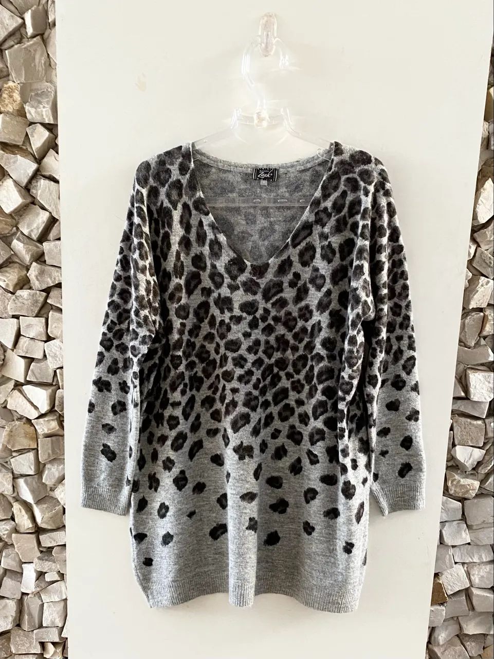 suéter ZARK animal print degradê