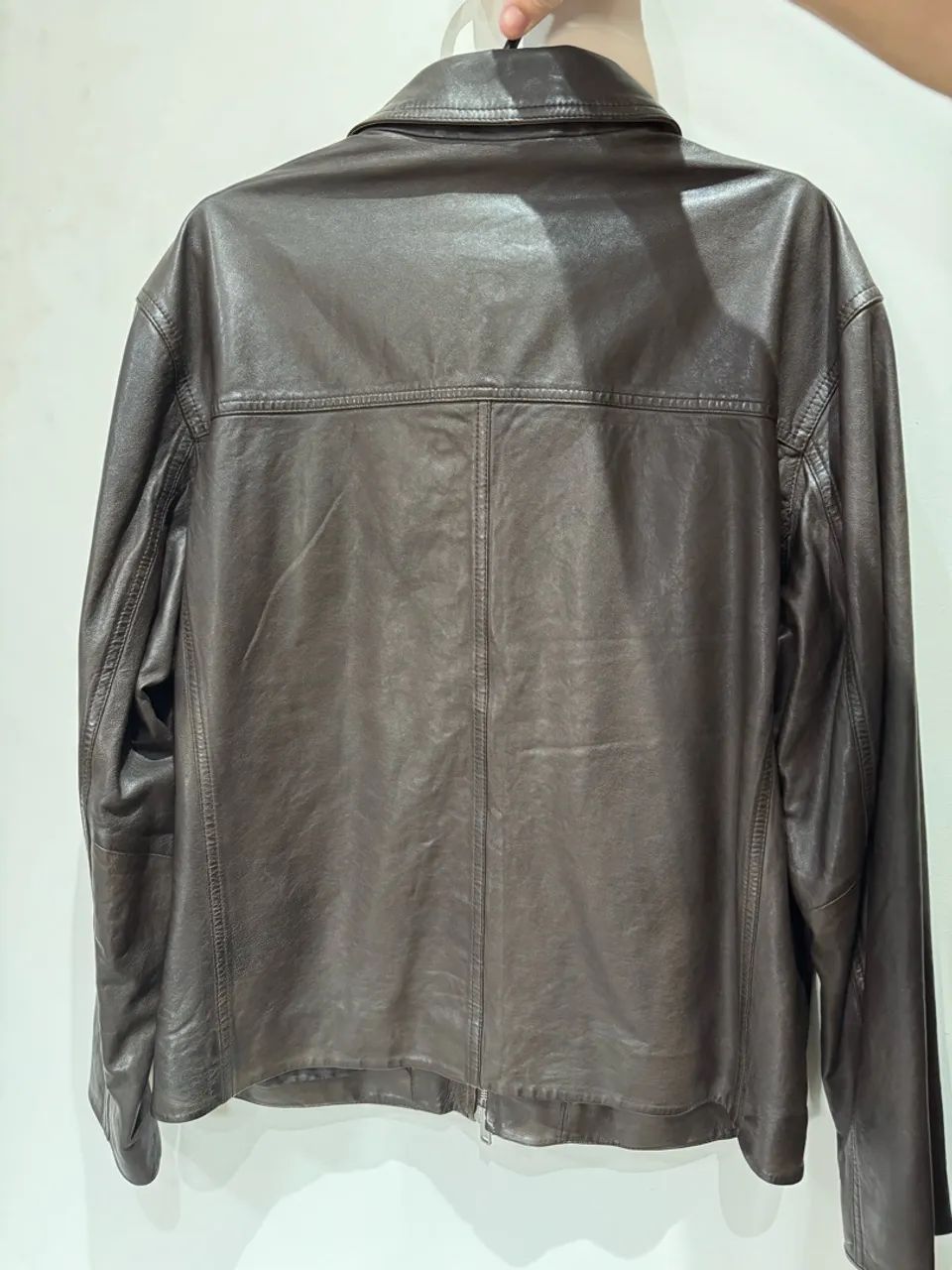Jaqueta de couro original Massimo Dutti - Foto 2