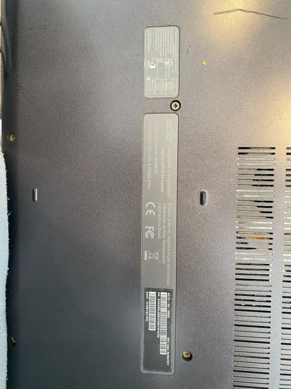 Vendo notebook Acer aspire A515-54 - Foto 4