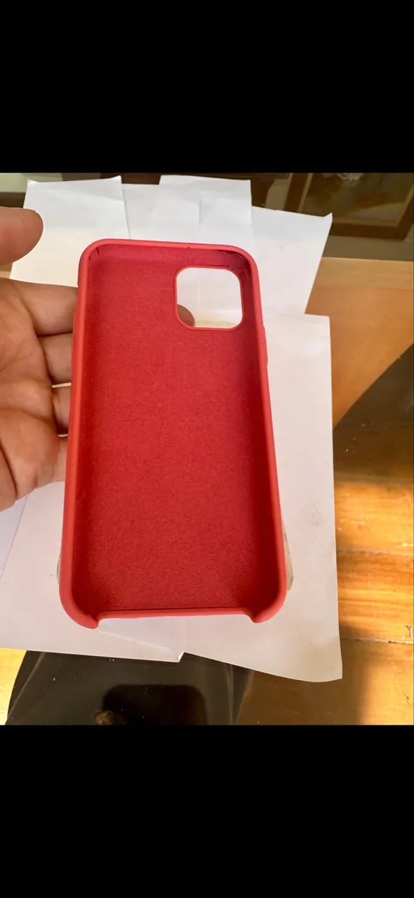 Case capinha original Apple iPhone 11 Pro silicone veludo - Foto 3