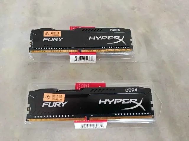 2 Memória Ram HyperX 4GB, 2400MHz DDR4