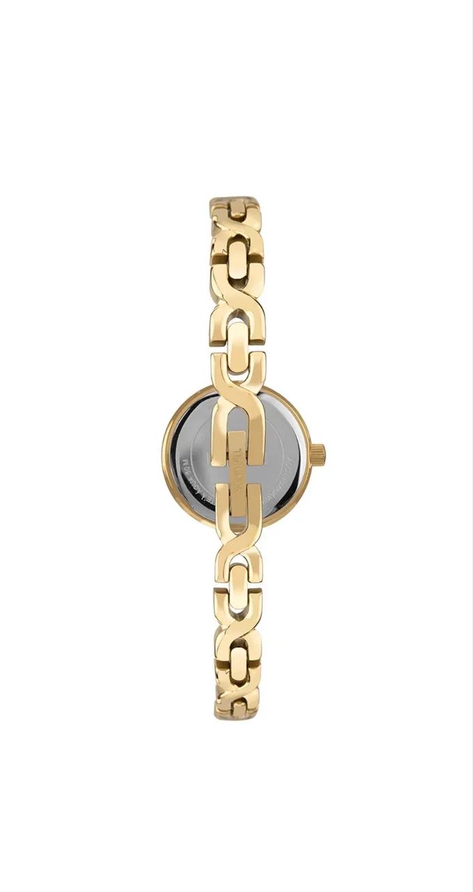 Relógio Technos Feminino Mini Dourado 5Y20LZ/1D - Foto 2