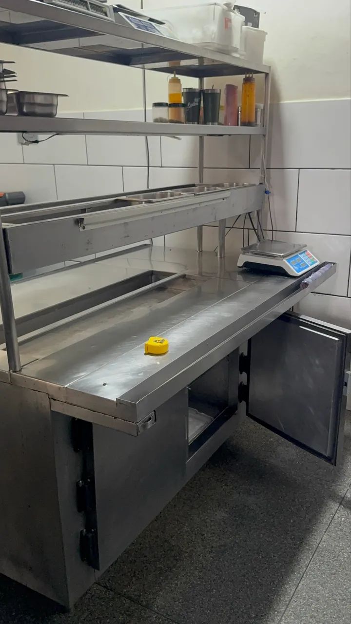 Mesa condimentadora refrigerada - Foto 4