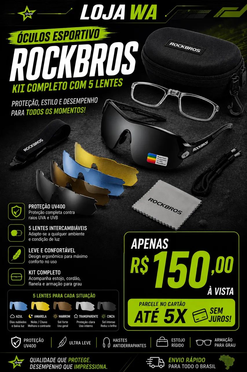 Óculos rockbros original 
