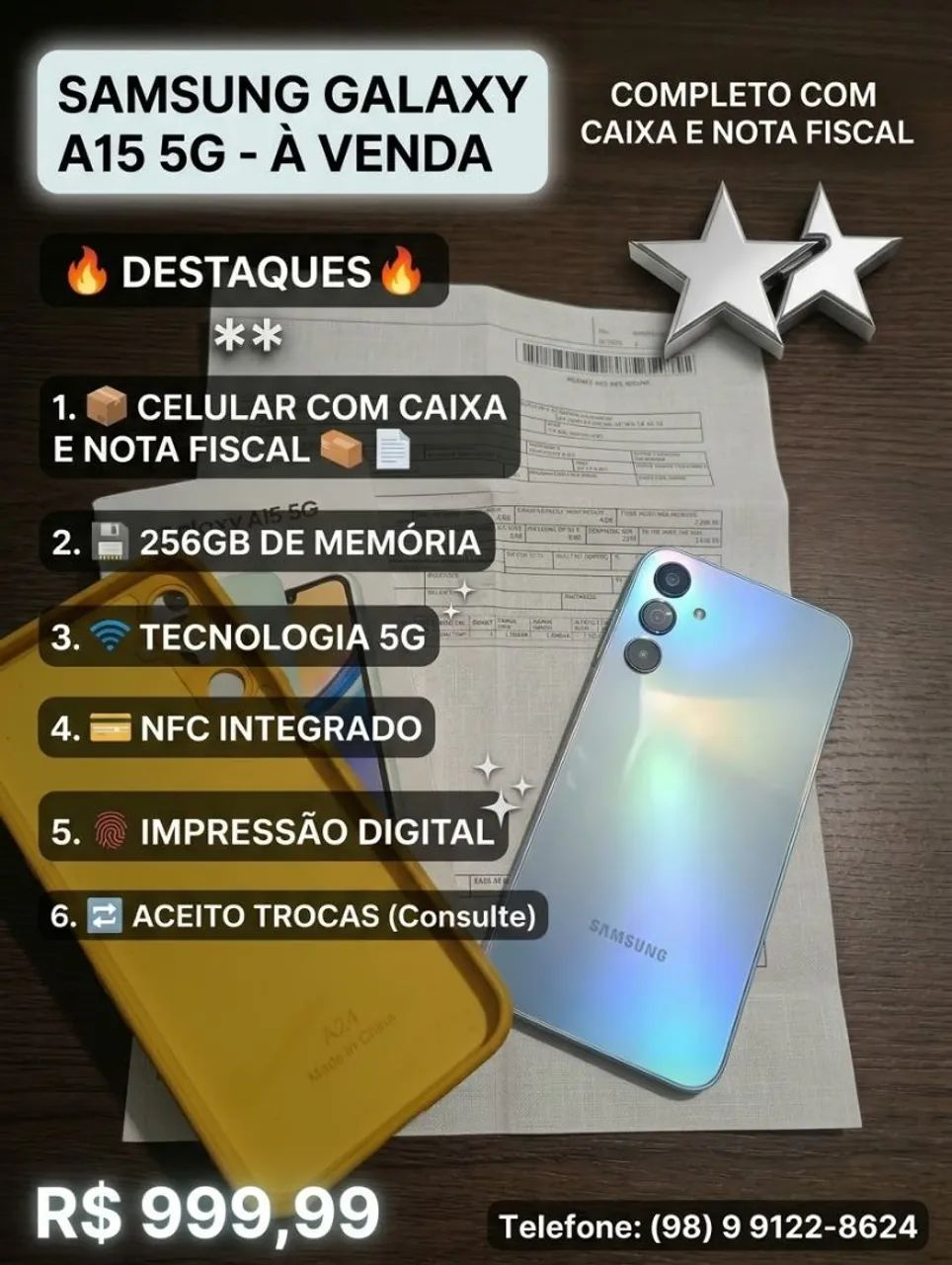 Troco celular 