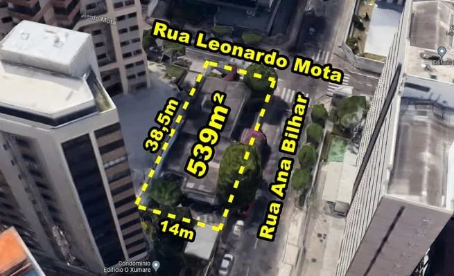VERAS VENDE TERRENO 539M² NO MEIRELES