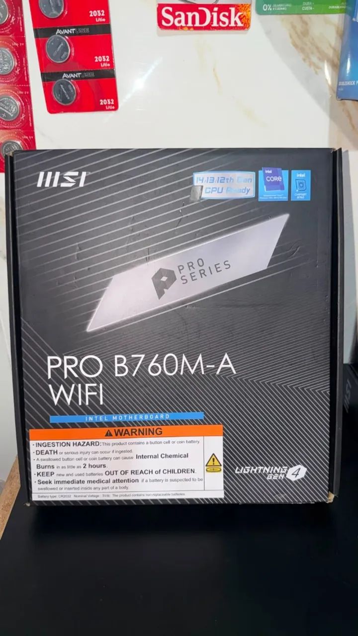 PLACA MAE MSI B760 PRO WIFI LGA 1700 DDR5 ZERADA - Foto 2