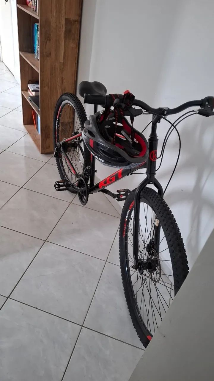 Bicicleta aro 29 e capacete GTS  - Foto 5