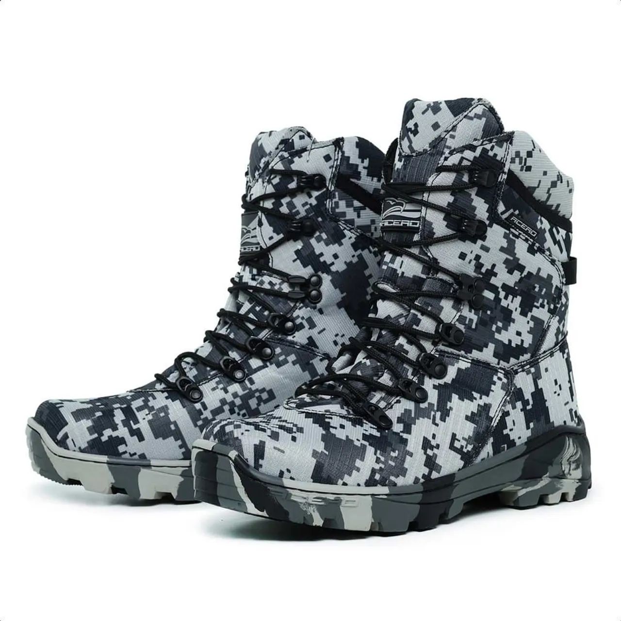 Bota coturno camuflada  - Foto 4