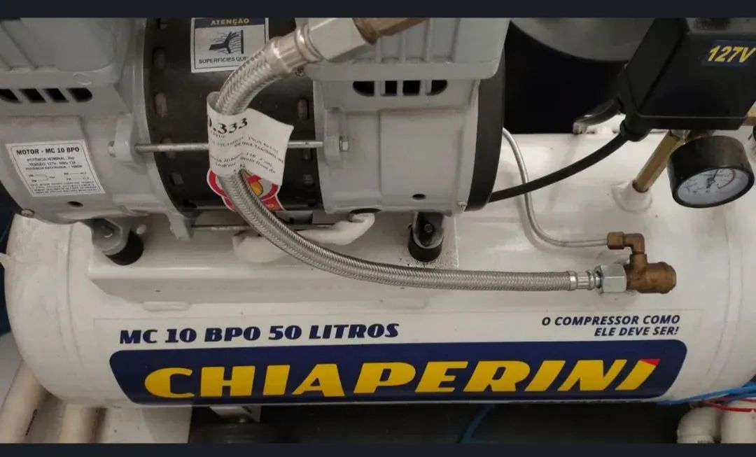 Compressor odontológico sem óleo 