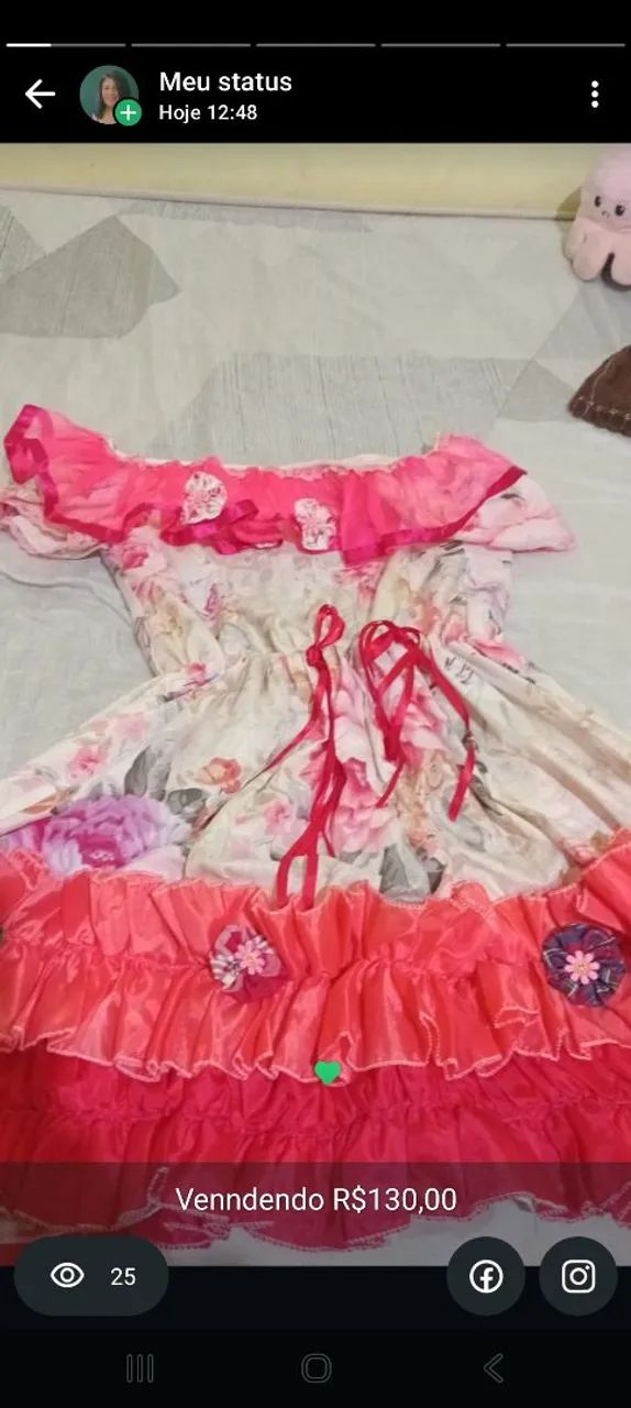 Lindo vestido de quadrilha  - Foto 3