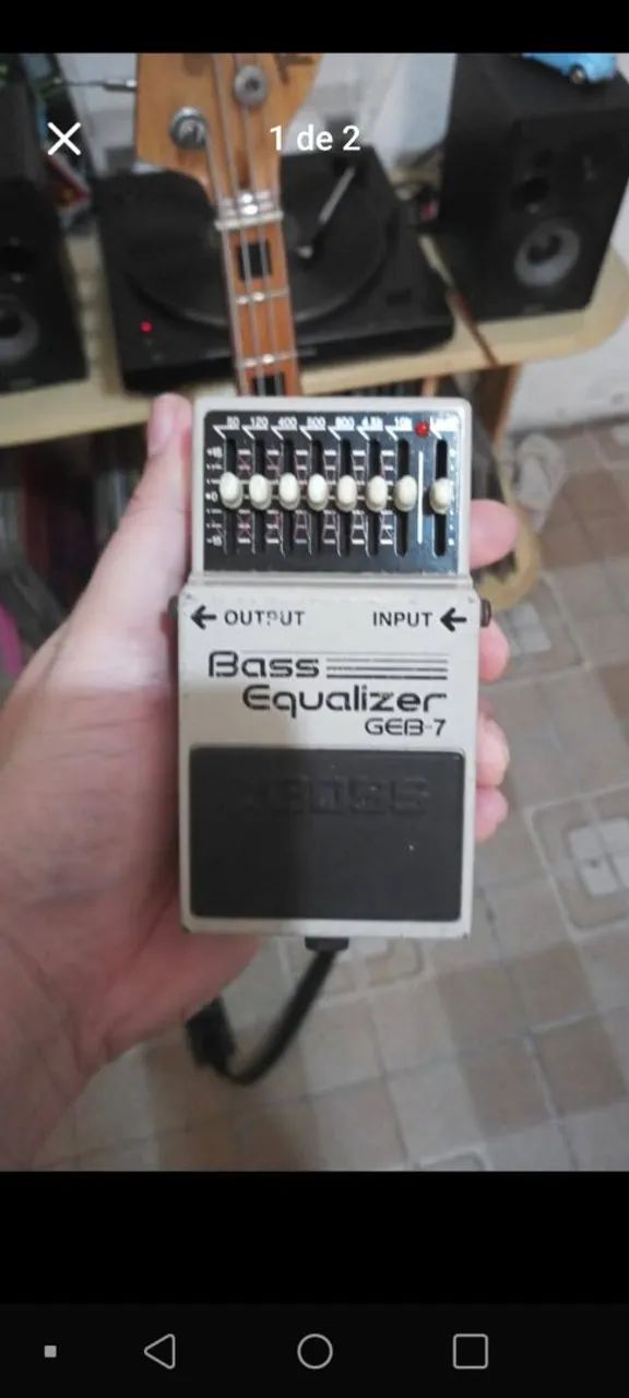 Pedal Bass Equalizar Boss 