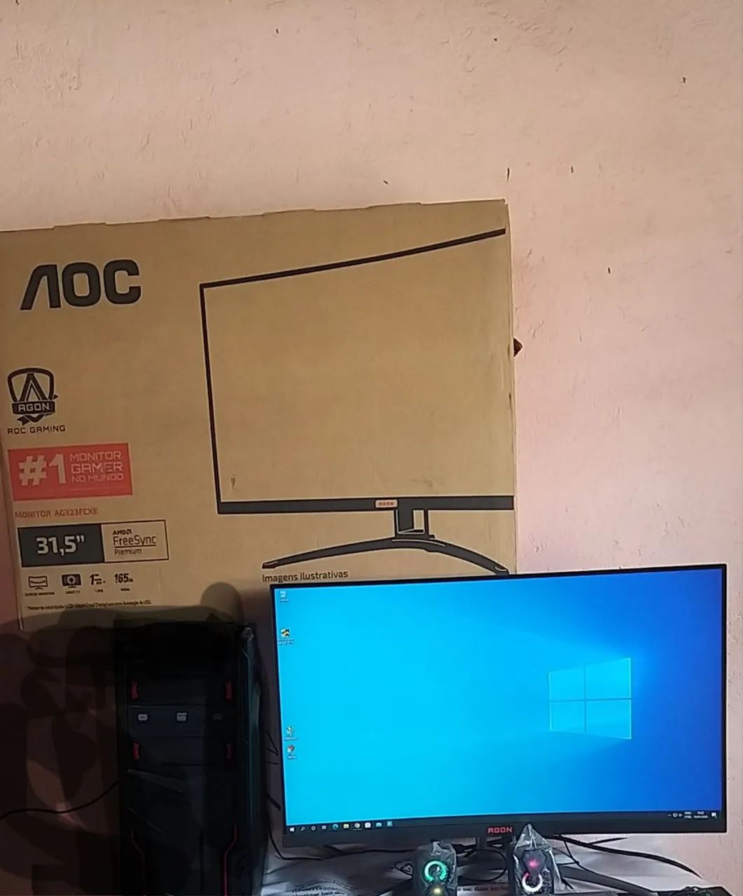 Monitor gamer 31" polegadas semi-novo garantia extendida - Monitores ...