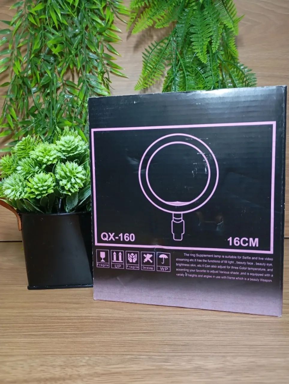 Ring Light 6 Polegadas 16cm com Suporte para Celular Tripé LED para Selfie, Vídeos, Maquia - Foto 5