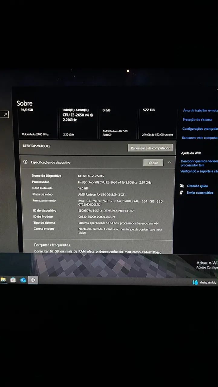 PC GAMER RX580 - Foto 3