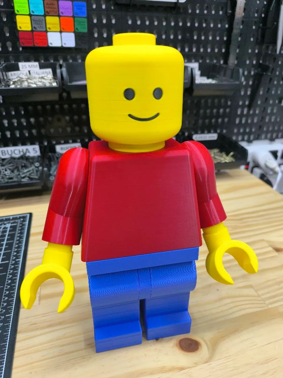 Boneco estilo lego 3D Gigante 30 cm - Foto 5