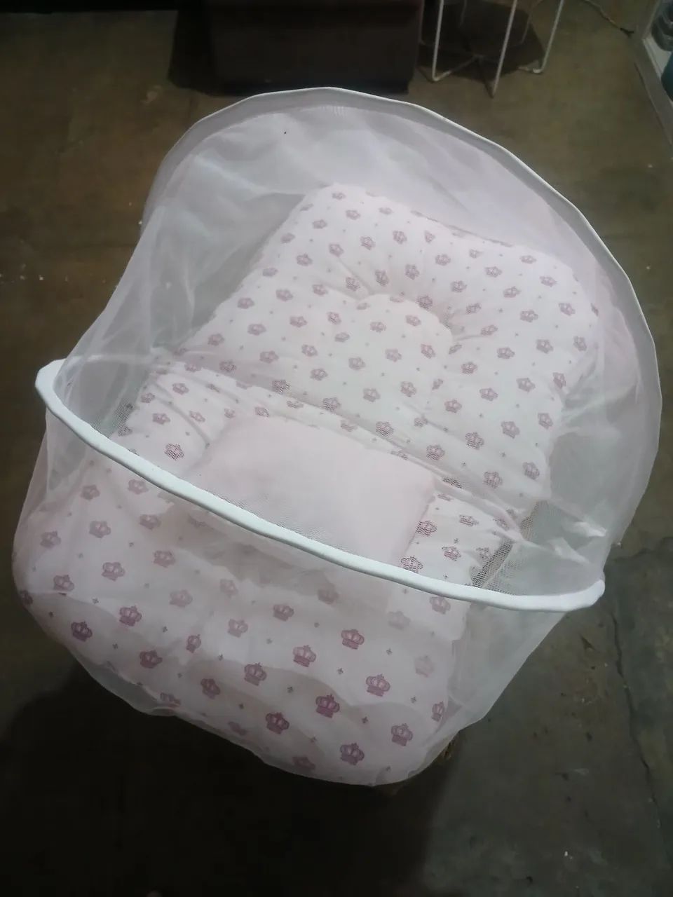 Ninho para bebê rosa - Foto 5