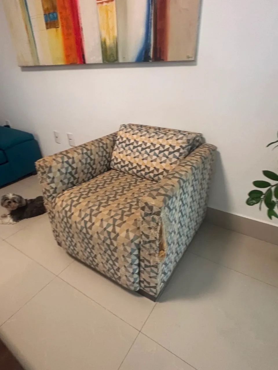 Sofá com Chaise + Poltrona de Brinde - Foto 2