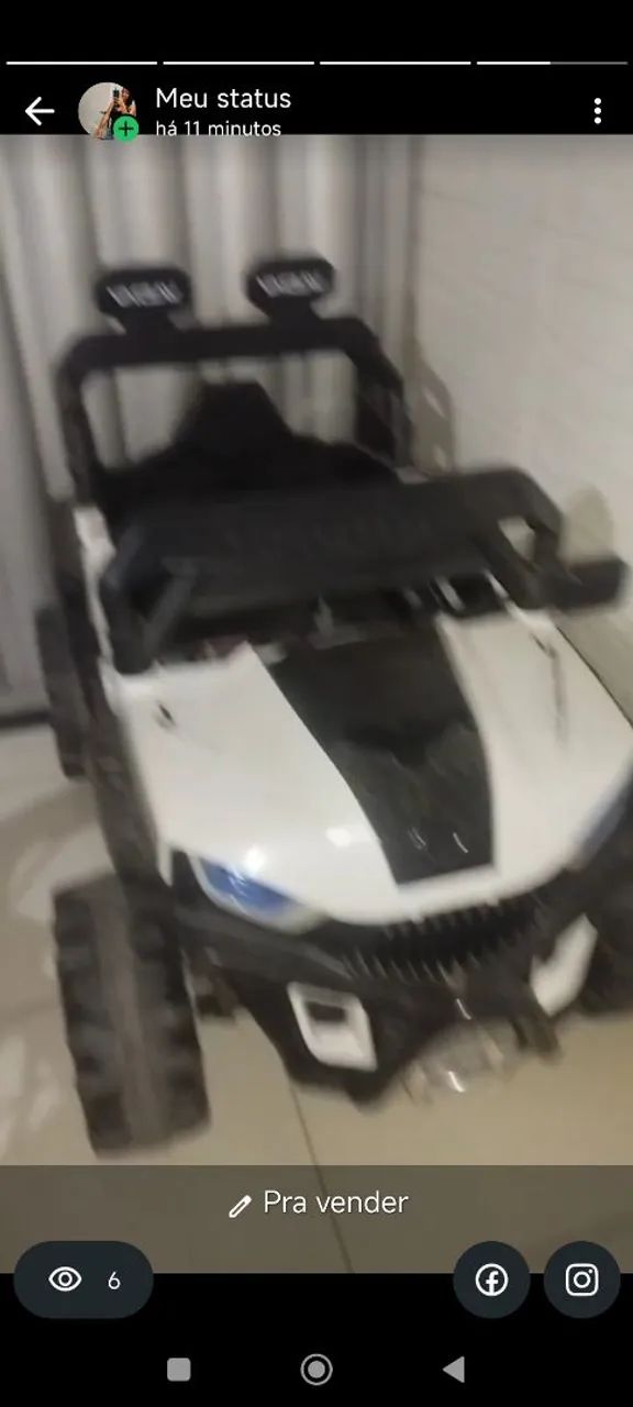 Carro elétrico infantil 