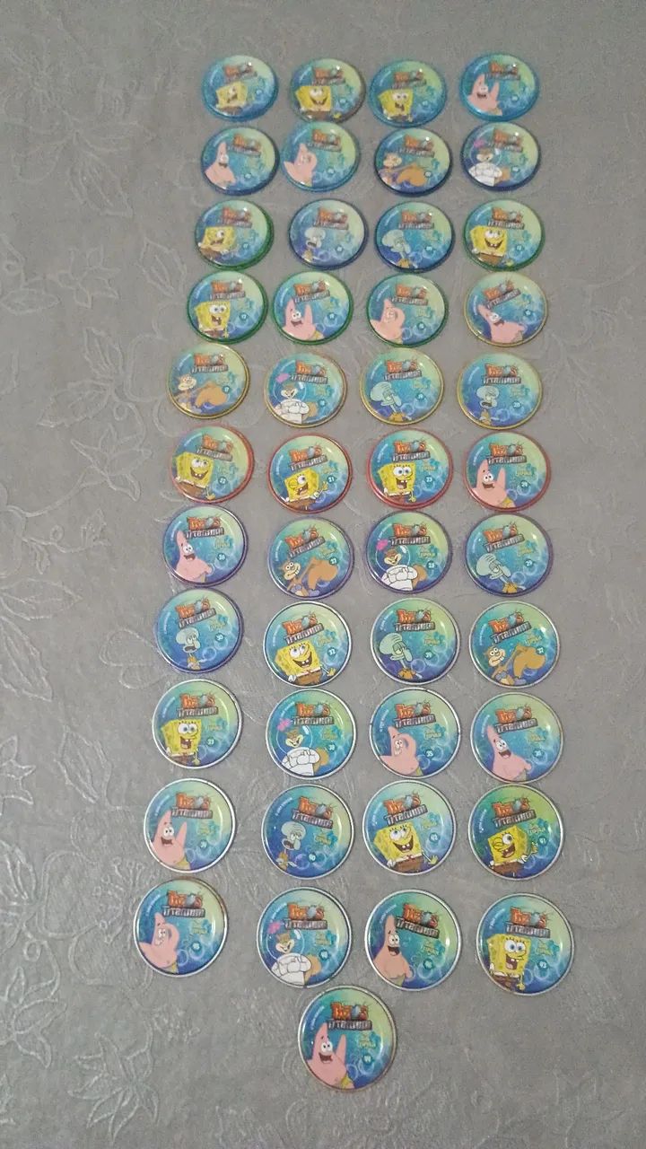 Tazos metal Bob esponja. - Foto 6