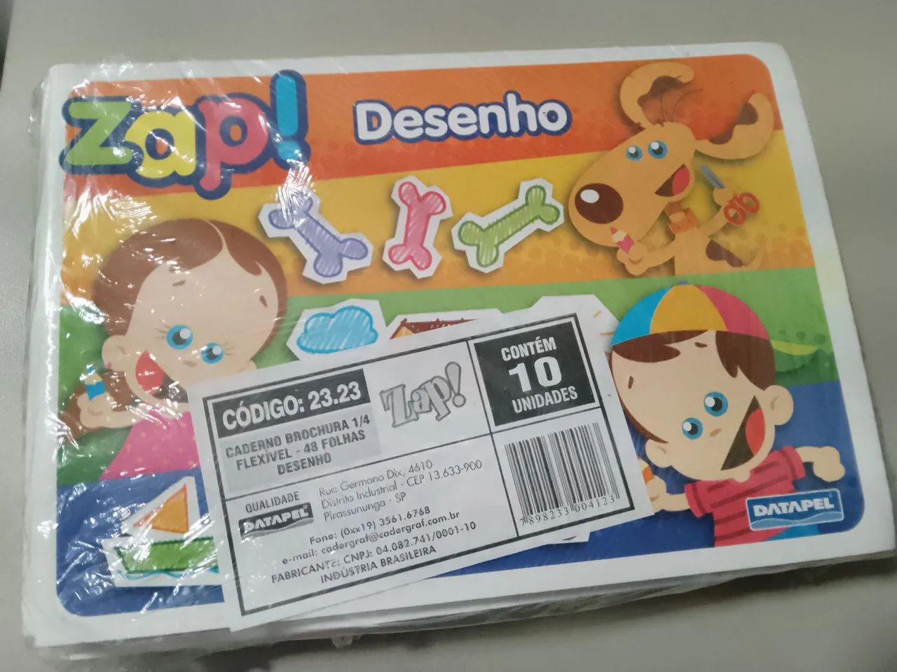 Kit 10 cadernos de desenho 