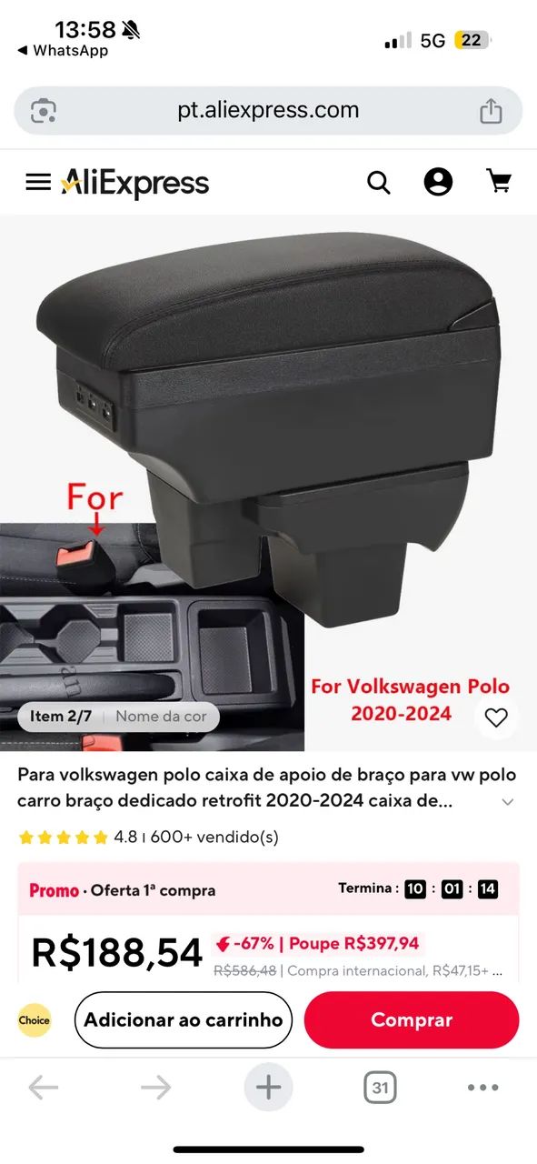 Mesa com 6 cadeiras! - Foto 3