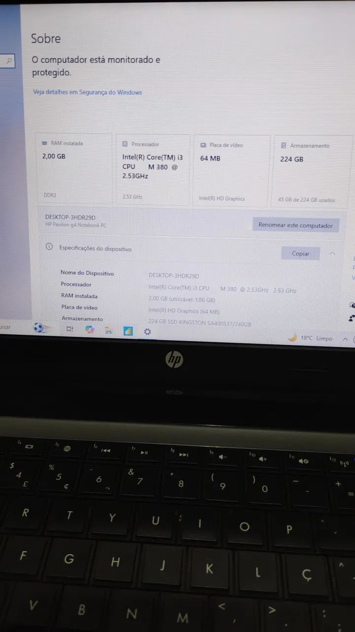Notebook Hp com ssd - Foto 3